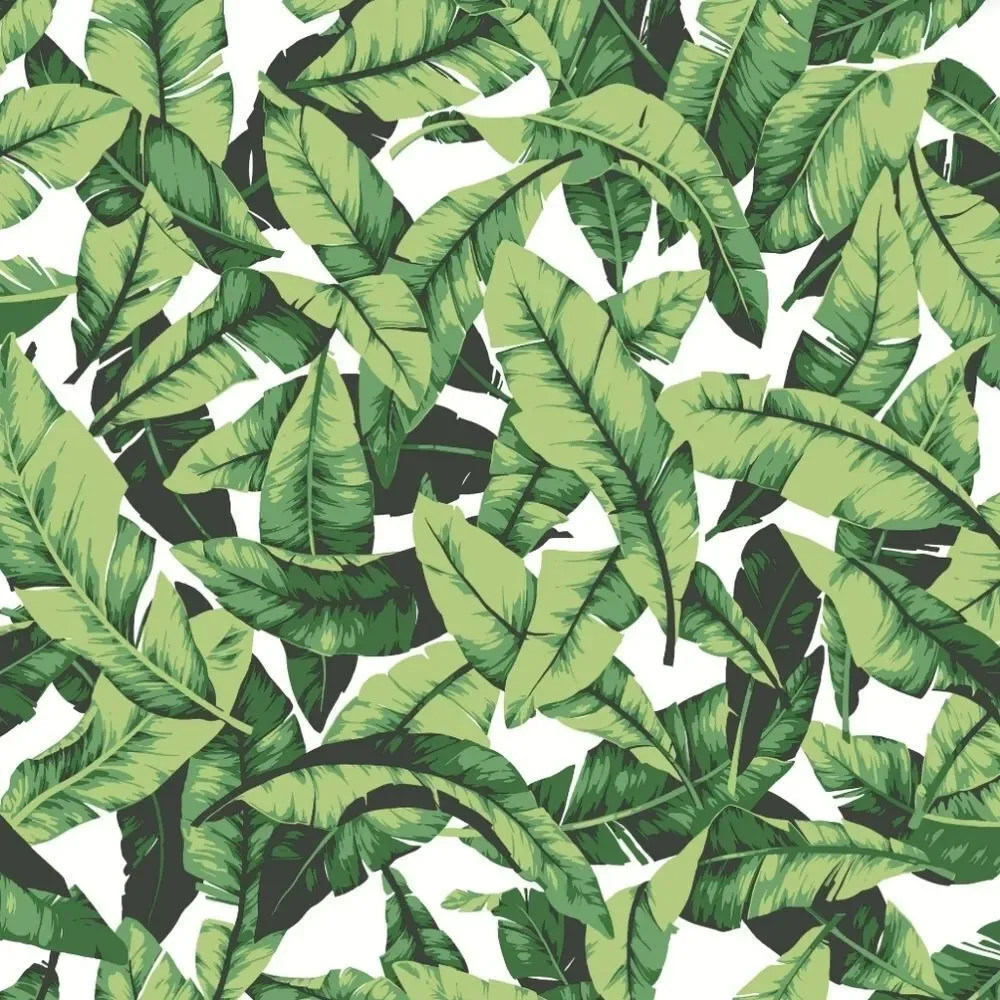 NEW 2pk RoomMates Tropical Green Palm Leaf Peel & Stick Wallpaper 30.75 Sq Ft/ea